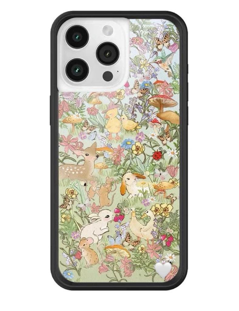Wildflower Cartoon cute phone case for iPhone Animal Fruit Flower Creative 12 13 14 15 16 Pro Max 14 Plus Strawberry phone case