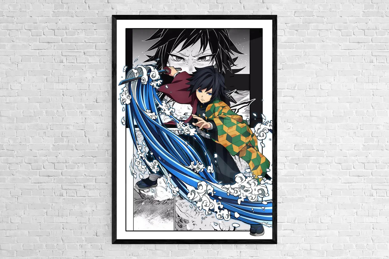 Japan Anime Figure Demon Slayer Picture Art Home Decor Canvas Painting Poster For Living Kids Room Sofa Wall Decoration Posters