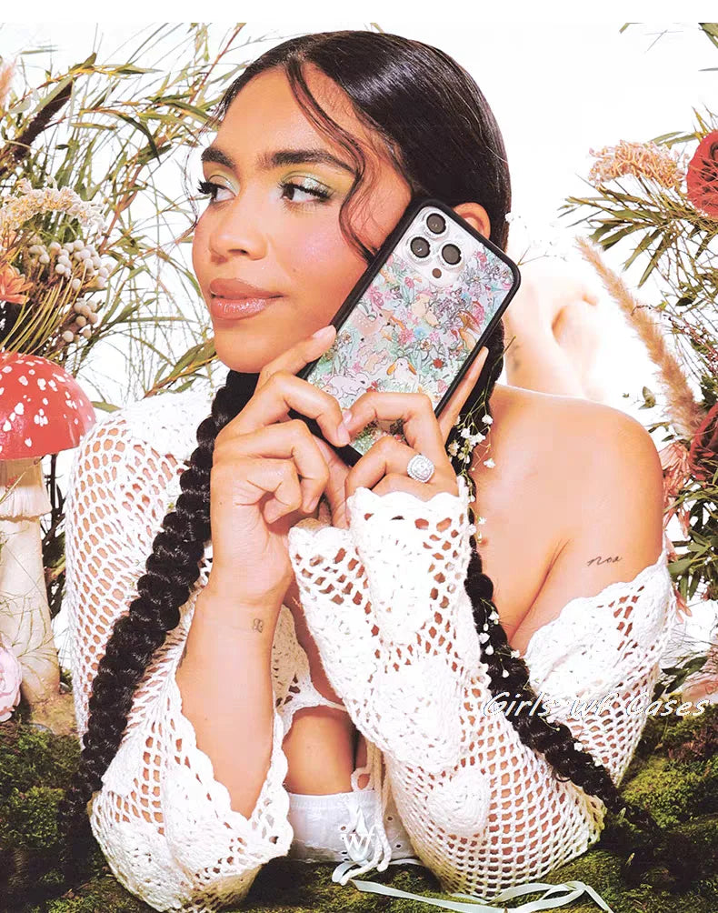 Wildflower wild Grassland Deer Duck Phone Case for iPhone 16 15 14 13 12 Pro Max Plus WF Girls Taylor Giavasis Cover Cases