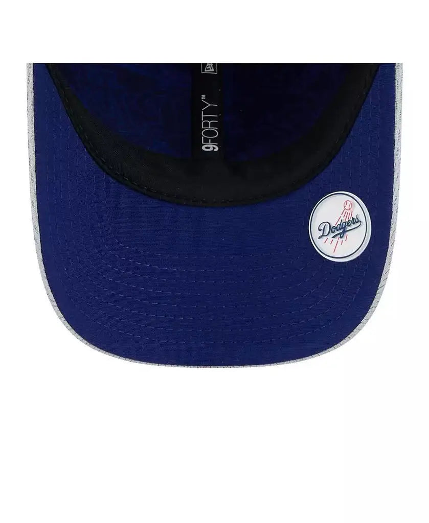New Era | Men's Gray Los Angeles Dodgers 2025 MLB Clubhouse 9FORTY M-Crown Adjustable Hat