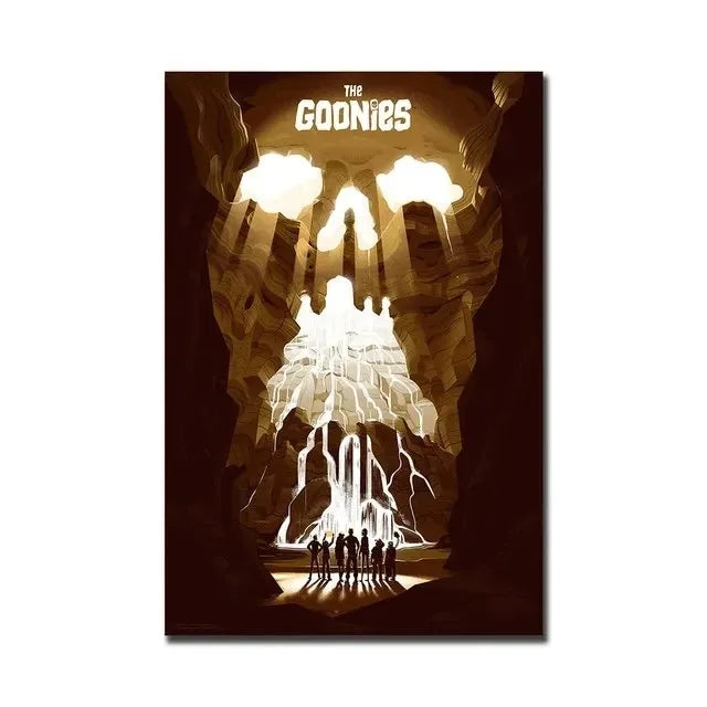 Classic The Goonies Moives Posters Print Wall Art Canvas Painting Films HD Picture for Living Room Home Decor Frameless Gift