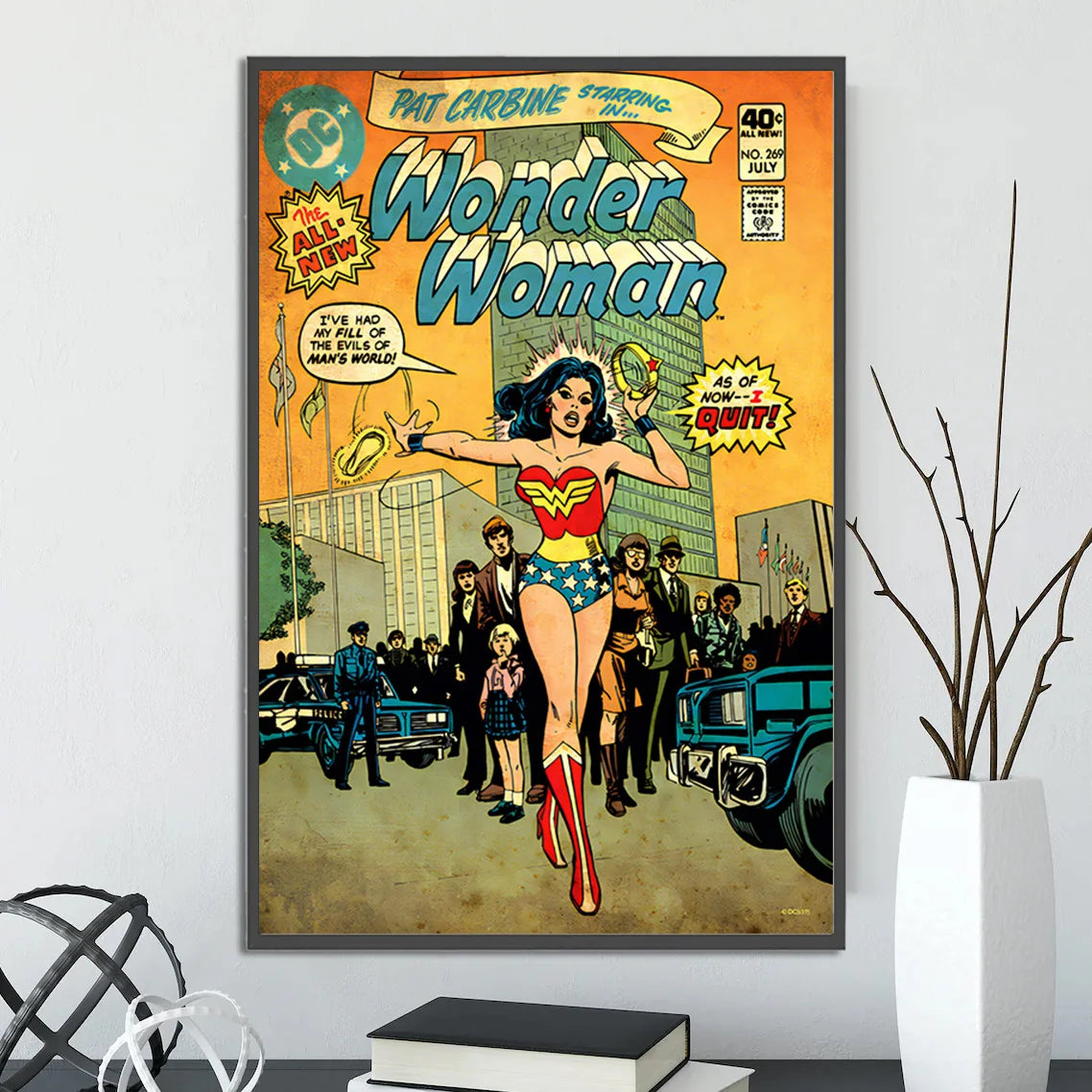 Batman Self-adhesive Poster Movie Wallpaper Figures Home Decoration Painting Wall Art DC Classic Covers Room Decor Kids Gift