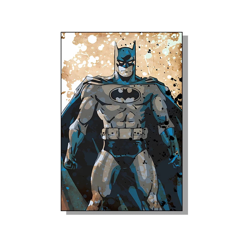 HOT Toys Spider Man Canvas Poster Marvel Hero Decor Iron Man Batman Hulk Mural Modern Home Decoration Gift