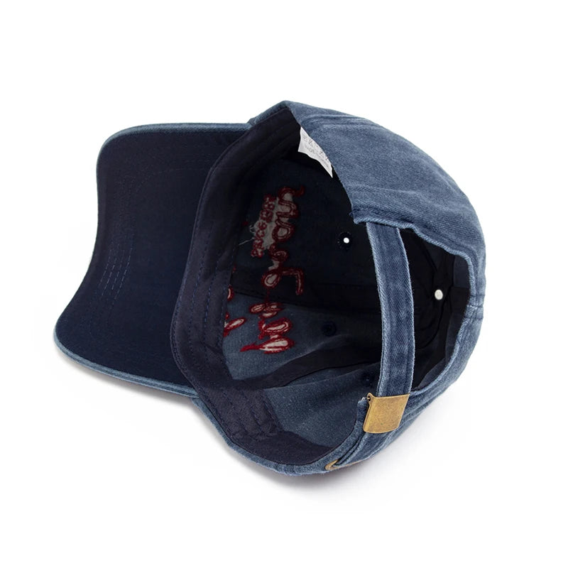 CNTANG Women Men's Baseball Caps Summer Casual Pure Cotton Fishing Cap Exquisite Letter Embroidery Sun Hat Trucker Hats Unisex