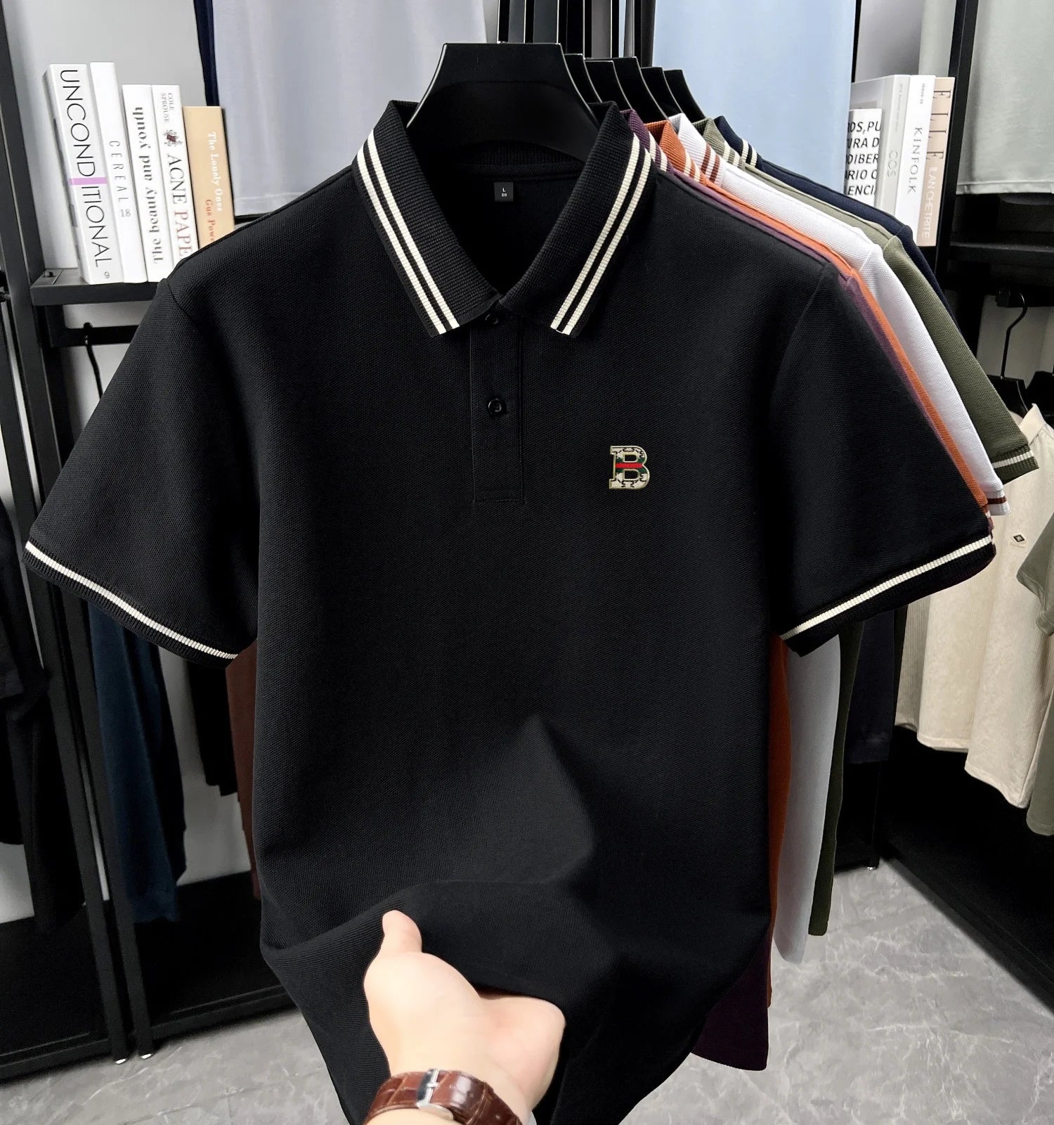 100% pure cotton summer mens custom relief design short sleeve new fashion hot selling polo shirt breathable comfort T-shirt top