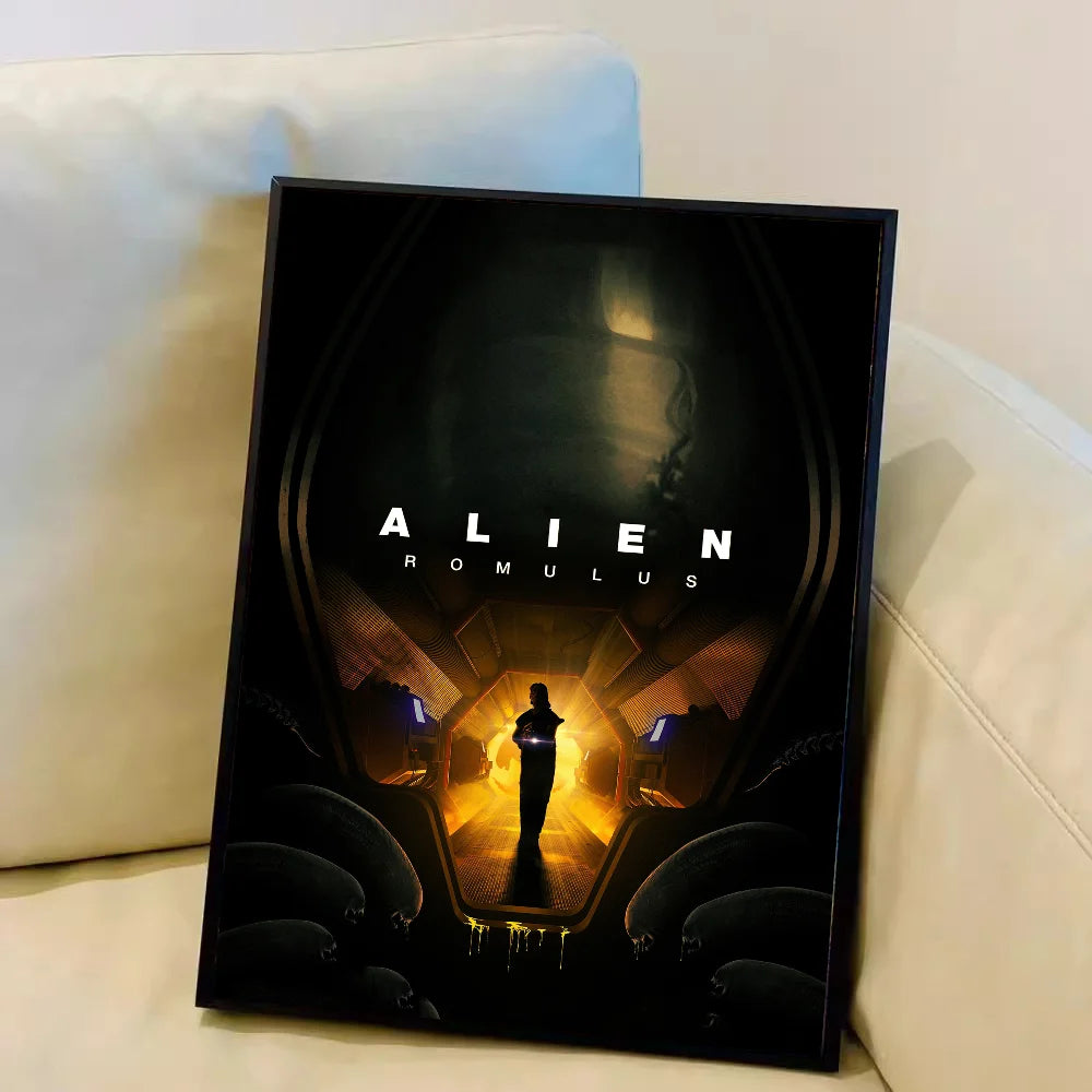 Movie a-Alien Romulus Anime Posters Sticky Whitepaper Prints Posters Artwork Kawaii Room Decor
