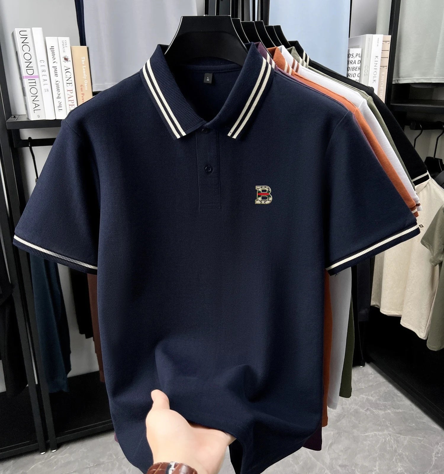 100% pure cotton summer mens custom relief design short sleeve new fashion hot selling polo shirt breathable comfort T-shirt top