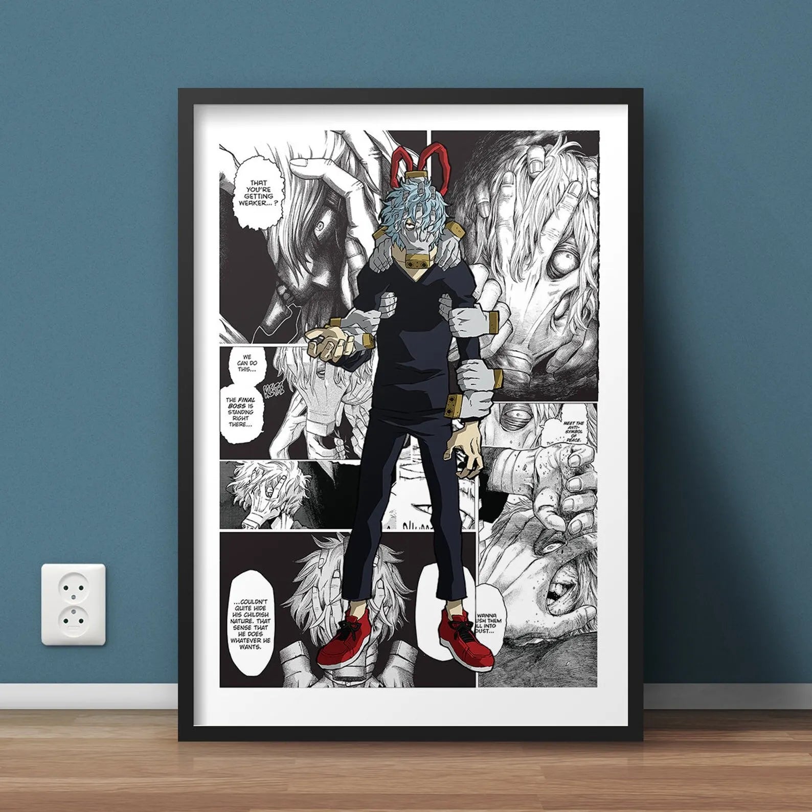 My Hero Academia Canvas Poster Anime Wall Art for Living Kids Room Decor