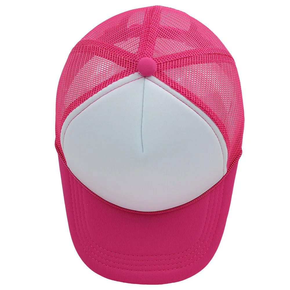 Customized Logo Summer Baseball Caps Men Mesh 5 Panel Cheaper Trucker Hats Outdoor Sport Snapback Caps Women Sun Dad Hat Gorras