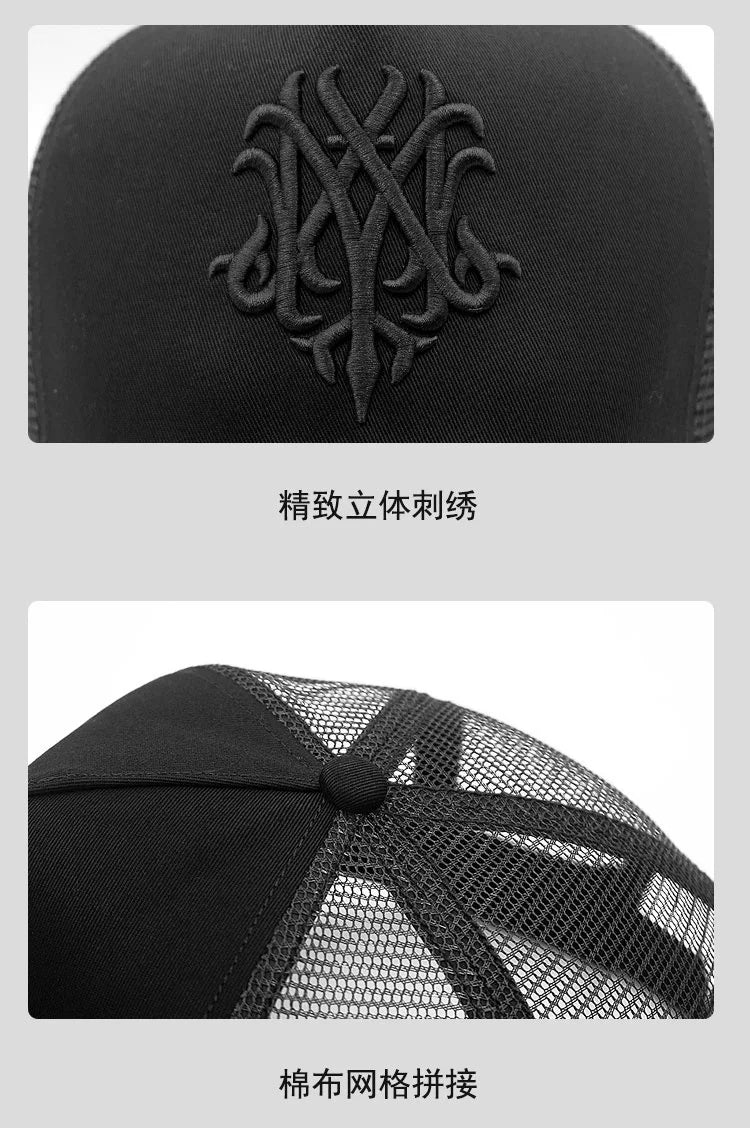 Mesh Trucker Cap Women Summer Sun Caps High and Large Snapback Hat Big Head Men Oversize Baseball Hats 56-60cm 60-65cm