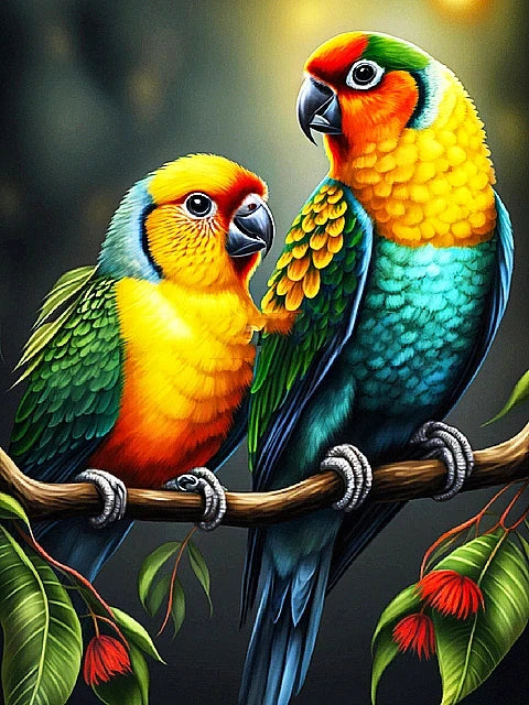 The Bird On The Branch Personality DIY Full Drill Diamond Decorative Painting