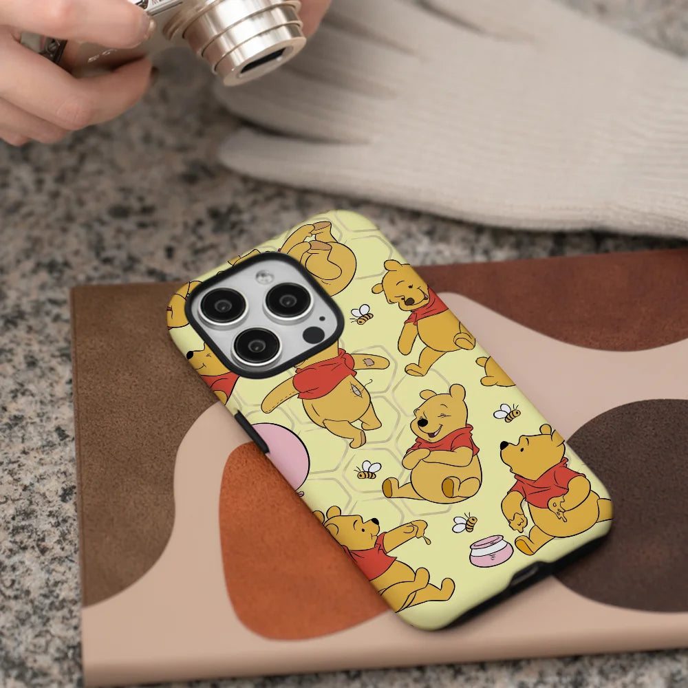 Winnie The_Pooh Phone Case Phone Case Film shell For iPhone 16 15 14 13 12 11 Pro Max Plus