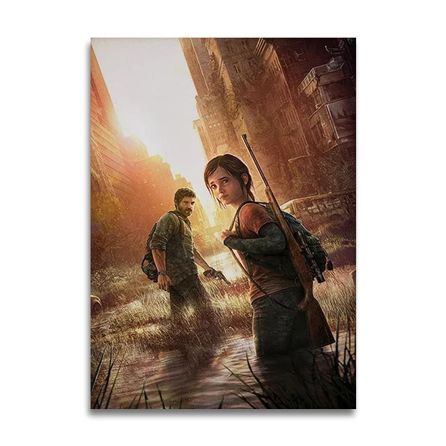 KSUMRET Movie Game Canvas Wall Art Print Poster Decorative Painting Modern Home Decor Give Movie Gift Unframed