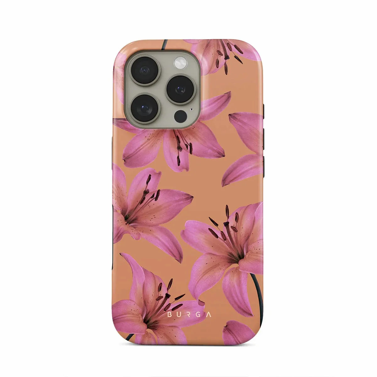 Pollen BURGA Phone Case for iPhone 16 15 14 13 12 11 X XS XR XSMAX 7 8 Pro Max Plus Luxury Double-layer Back Cover