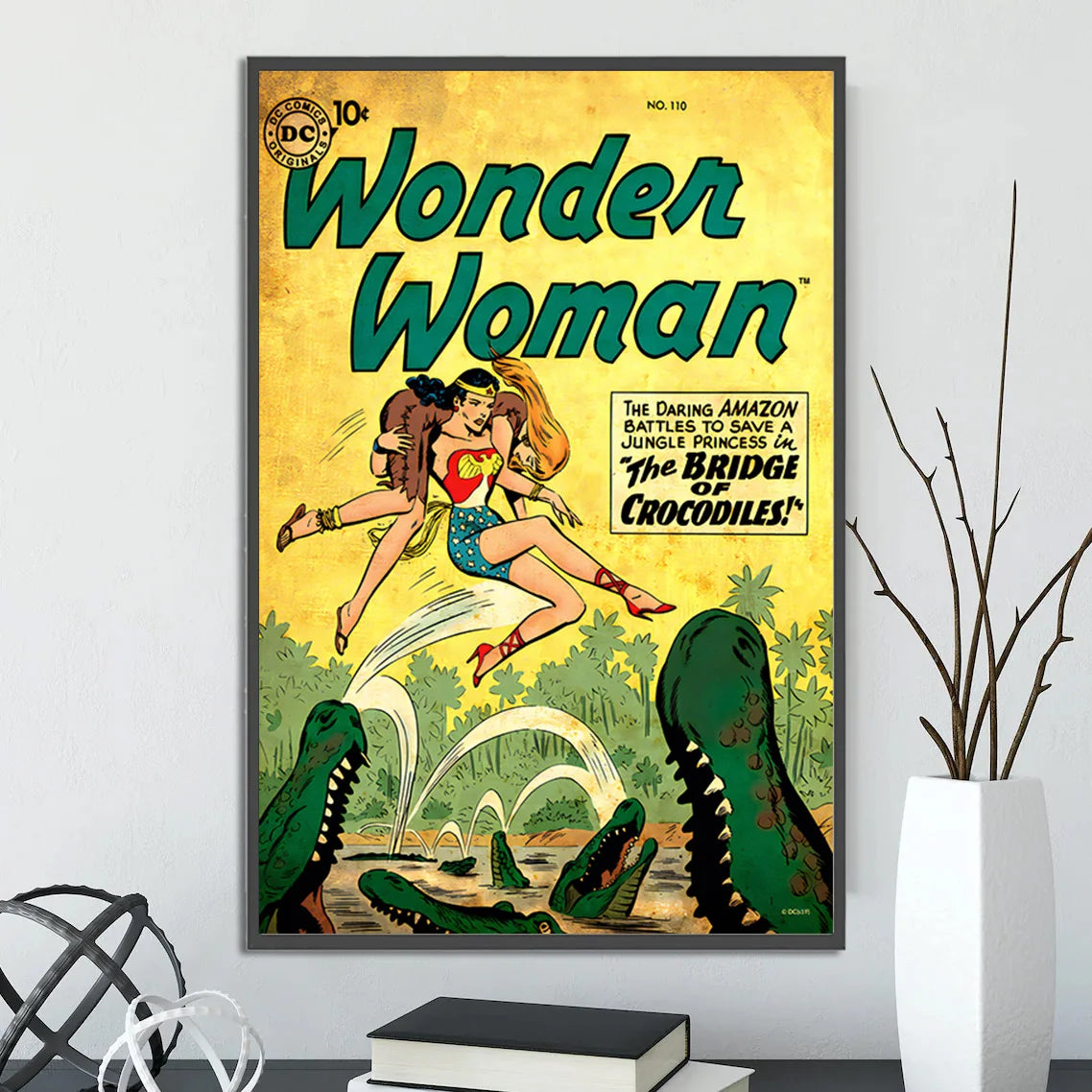 Batman Self-adhesive Poster Movie Wallpaper Figures Home Decoration Painting Wall Art DC Classic Covers Room Decor Kids Gift