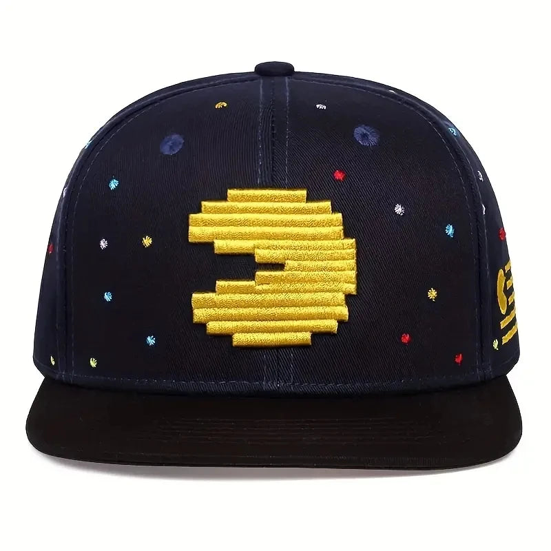Unisex Monsters eat beans Embroidery Hip-hop Hats Outdoor Adjustable Casual Baseball Caps Sunscreen Hat