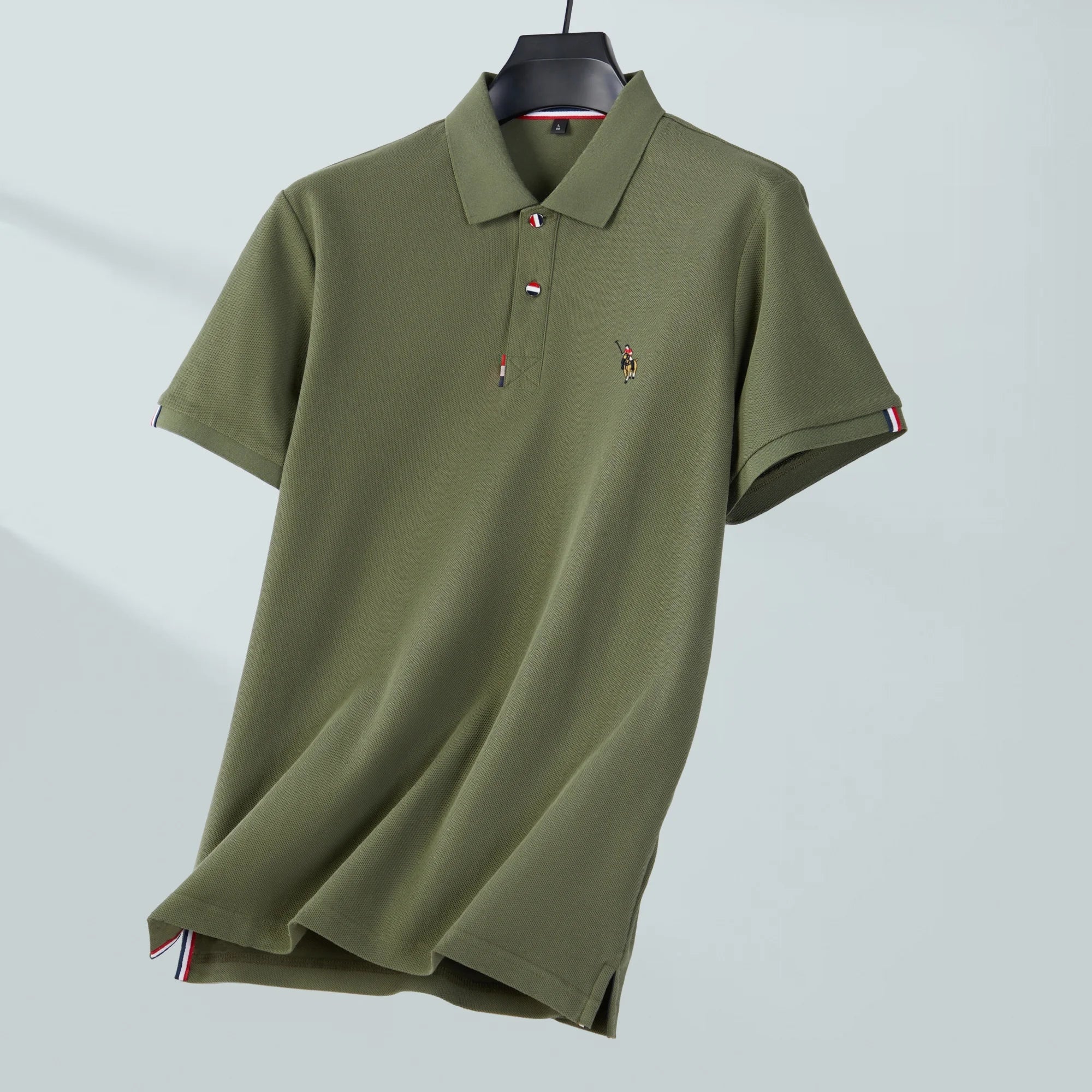 100% pure cotton men's high-end brand short sleeve polo shirt summer fashion hot selling pony embroidery golf top casual T-shirt