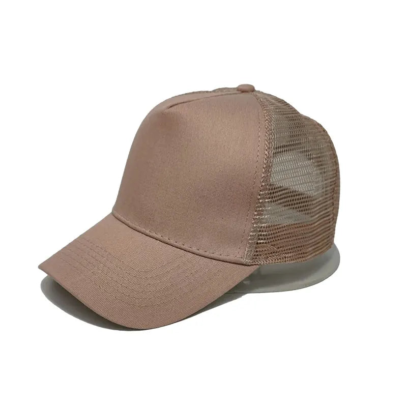 Wholesale Hat Men's Baseball Caps Unisex Casual Decorative Travel Hats Adult Tennis Caps Mesh Hats Custom Embroidery Print Logo