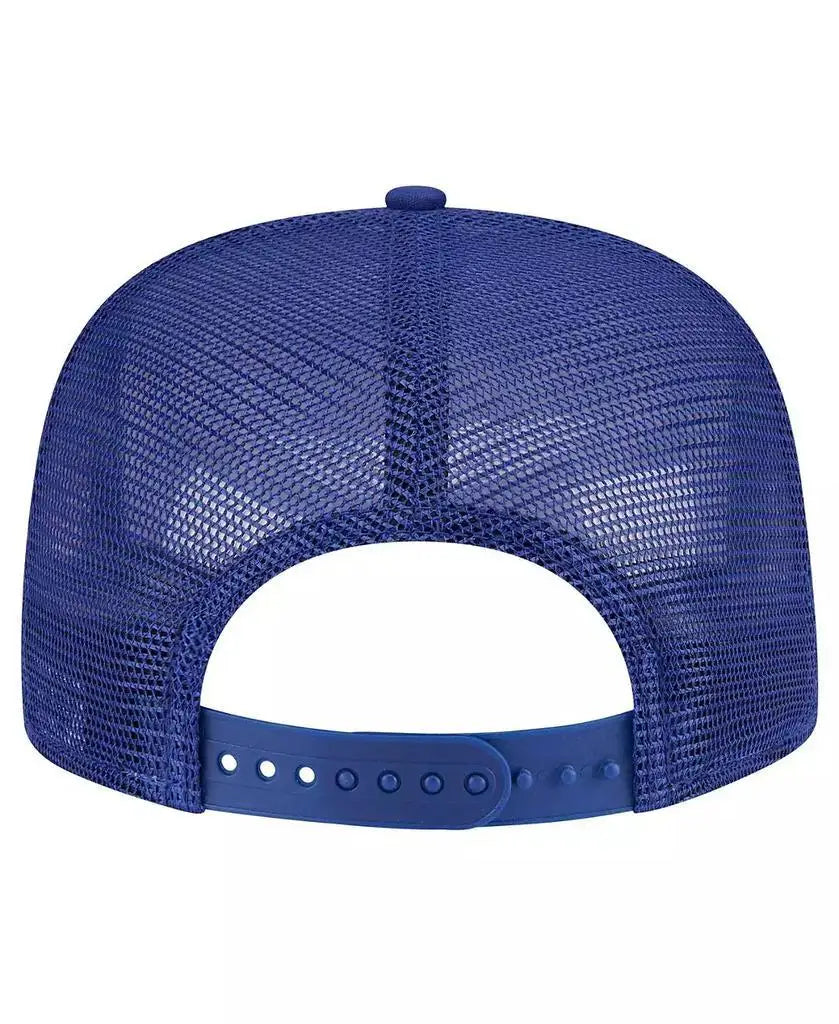 New Era | Men's Royal Los Angeles Dodgers Seeing Diamonds A-Frame Trucker 9FIFTY Snapback Hat