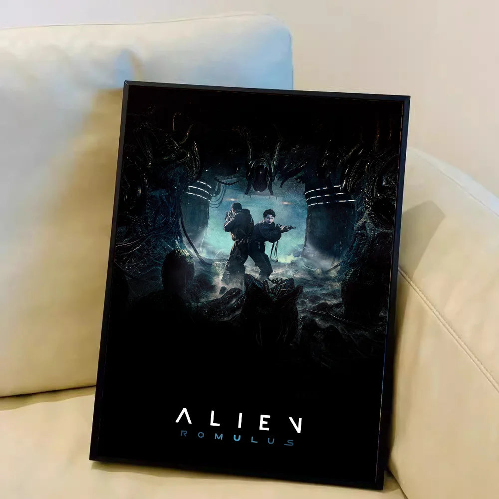 Movie a-Alien Romulus Anime Posters Sticky Whitepaper Prints Posters Artwork Kawaii Room Decor