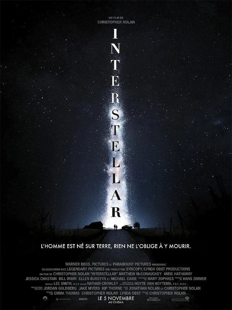 Classic Hot Movie Interstellar Art Home Wall Decoration Quality Canvas Poster Aesthetics Living Bar cafe Posters Wall Picture