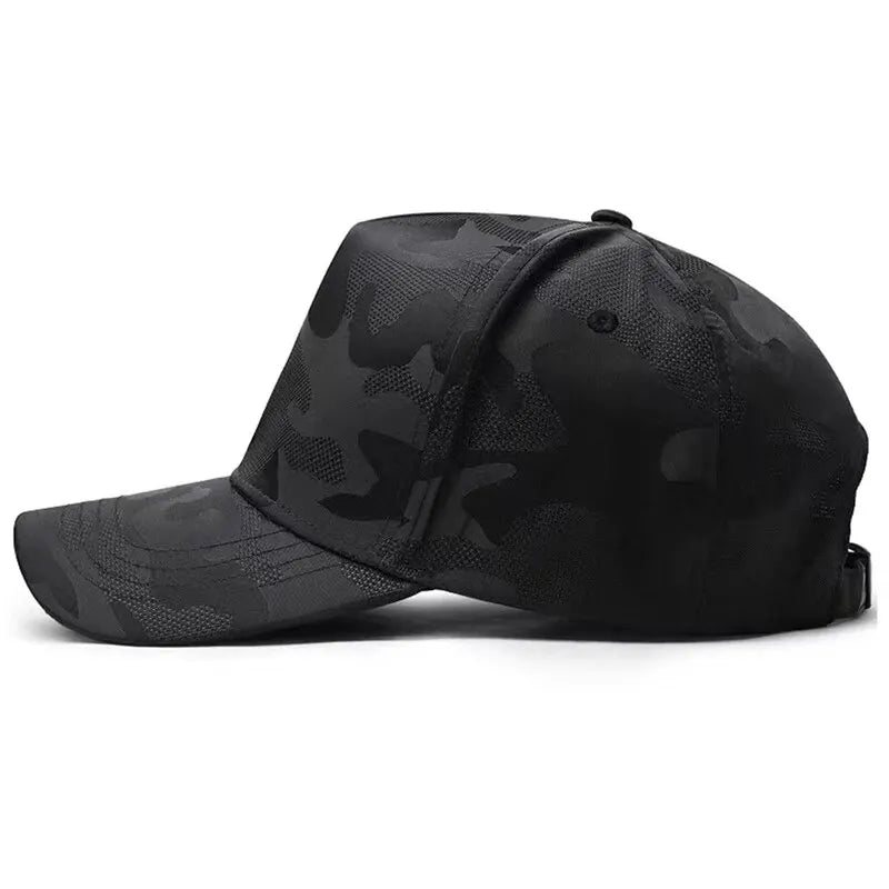 Unisex Solid Color Light Plate Camouflage Baseball Net Caps Spring and Summer Outdoor Adjustable Casual Hats Sunscreen Hat