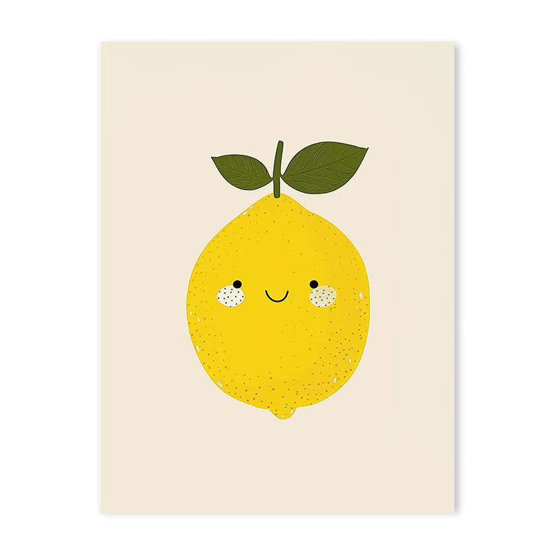 Cute Cartoon Colorful Animal Poster Children's Room Field Nursery Kindergarten Decoration Canvas Home Wall Art