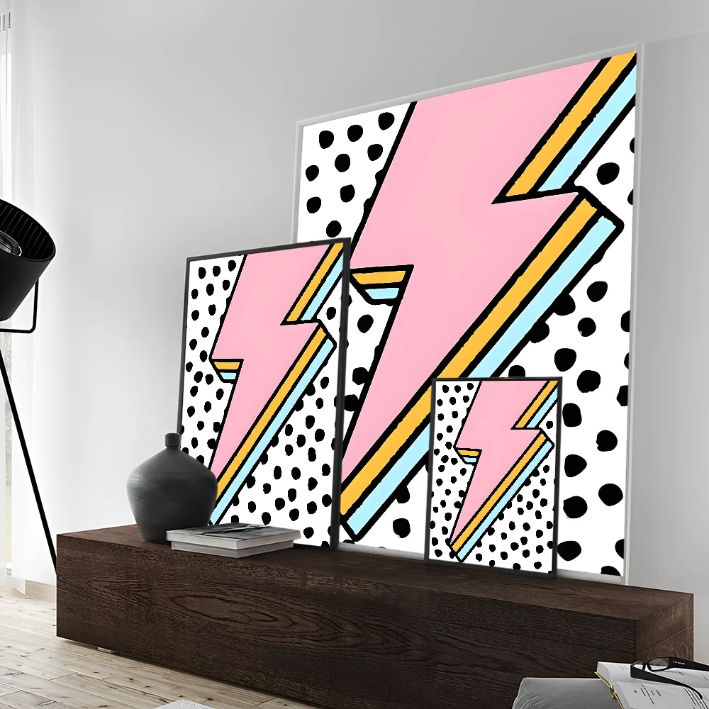 Wild Leopard Tiger Vase Flower Rainbow Girl Power Poster Kraft Paper Prints Home Room Cafe Bar Art Wall Decor Aesthetic Painting