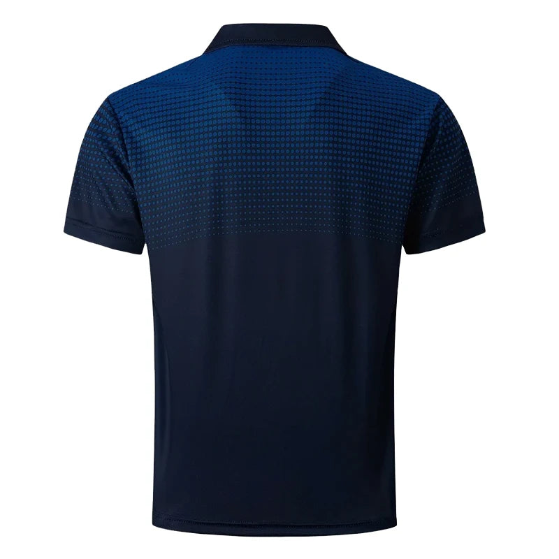 Men Clothes New Summer Short Sleeve Sport Lapel Polo Shirt Men Personality Casual 3D Digital Print Polo Shirt Men Sport Polo