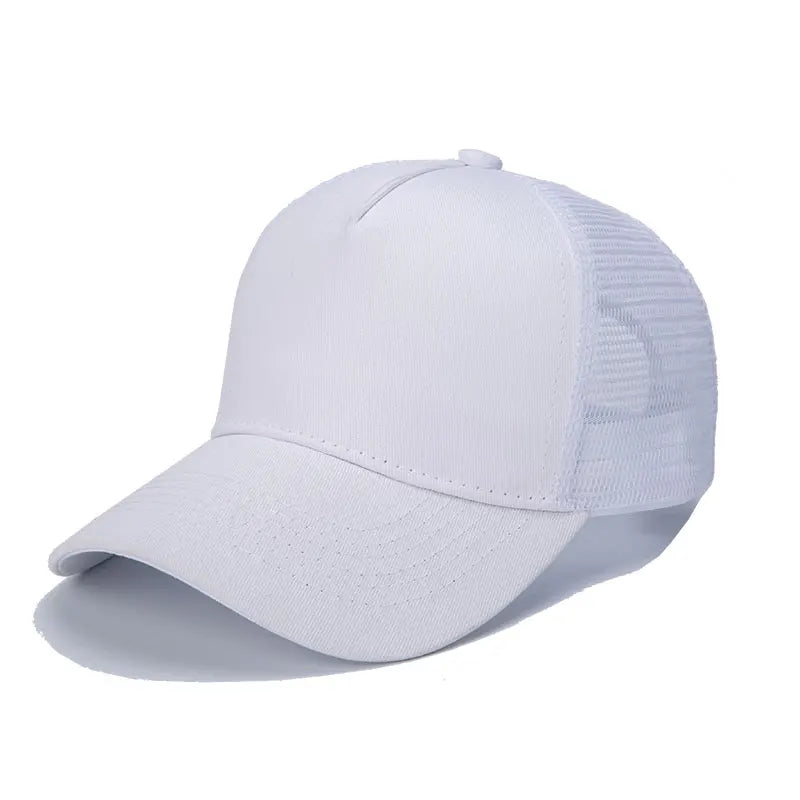 Wholesale Hat Men's Baseball Caps Unisex Casual Decorative Travel Hats Adult Tennis Caps Mesh Hats Custom Embroidery Print Logo