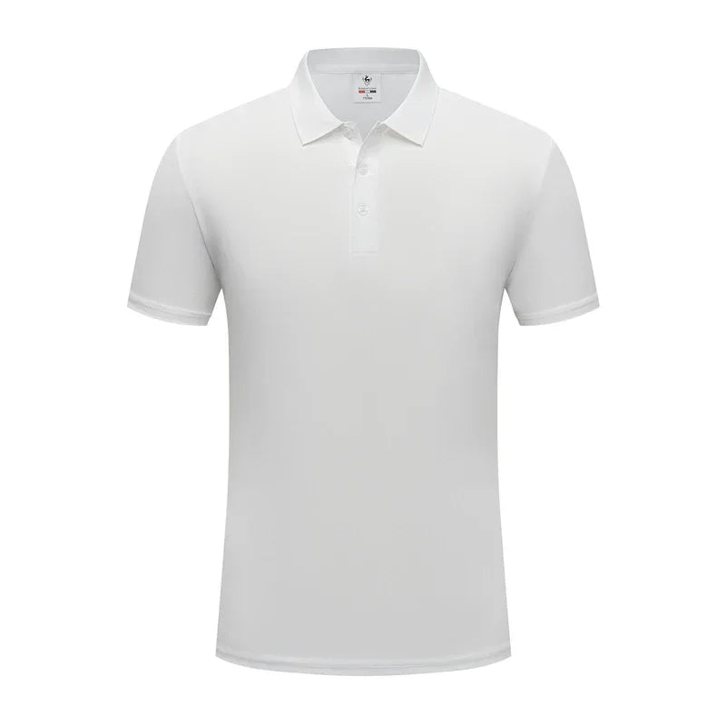2025 New Men's Casual Solid Color Short Sleeved Polo Shirt Summer Fashionable and Comfortable Versatile Top