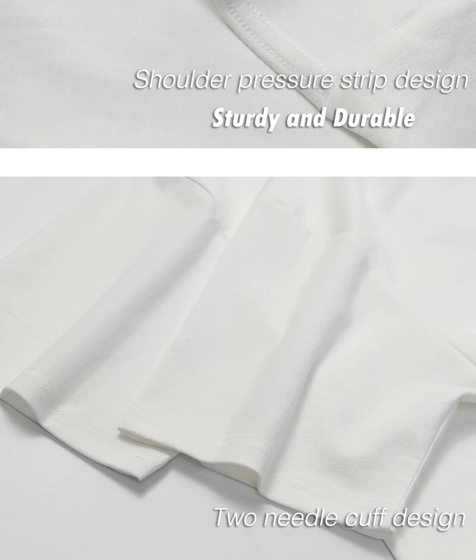 Men's Letter Embroidery Oversized T-Shirt Summer 2025 New Trendy Print Loose Short Sleeved Tee Casual Versatile Tops Clothing