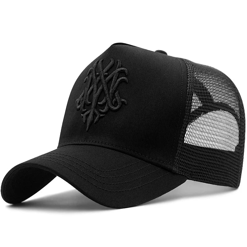 Mesh Trucker Cap Women Summer Sun Caps High and Large Snapback Hat Big Head Men Oversize Baseball Hats 56-60cm 60-65cm
