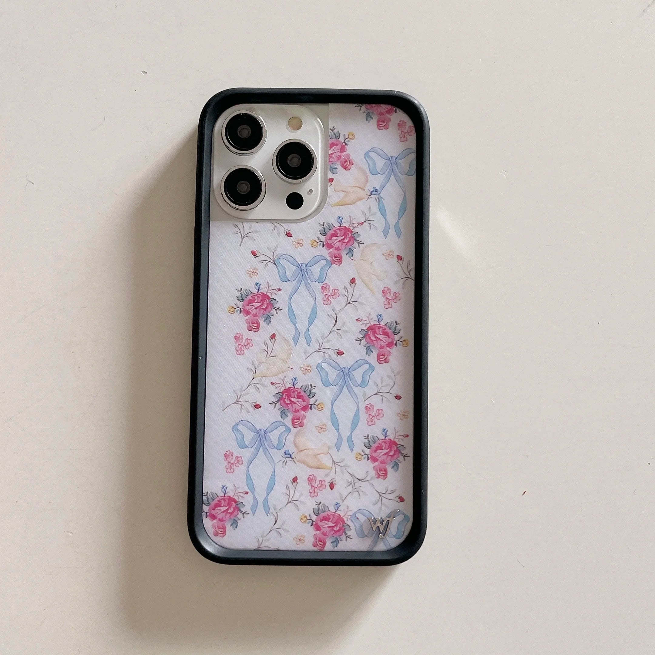 Wildflower 3D Heart Love Flower Cherry Cake Case For iPhone 15 14 13 12 16 Pro Max WF Fashion Girl Bow Ballet Dance Shoes Cover
