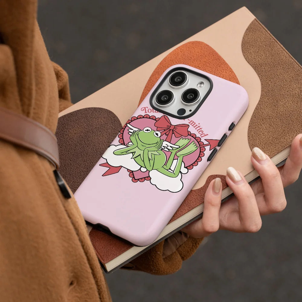K-Kermit T-Totally K-Kermitted Phone Case Phone Case Film shell For iPhone 16 15 14 13 12 11 Pro Max Plus