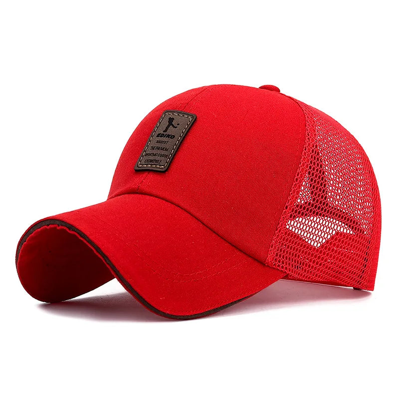 2024 Sports Baseball Cap Summer Long Visor Brim Shade Sun Hats Mens Snapback Hats Peaked Cap Outdoor Baseball Cap Bone Gorras