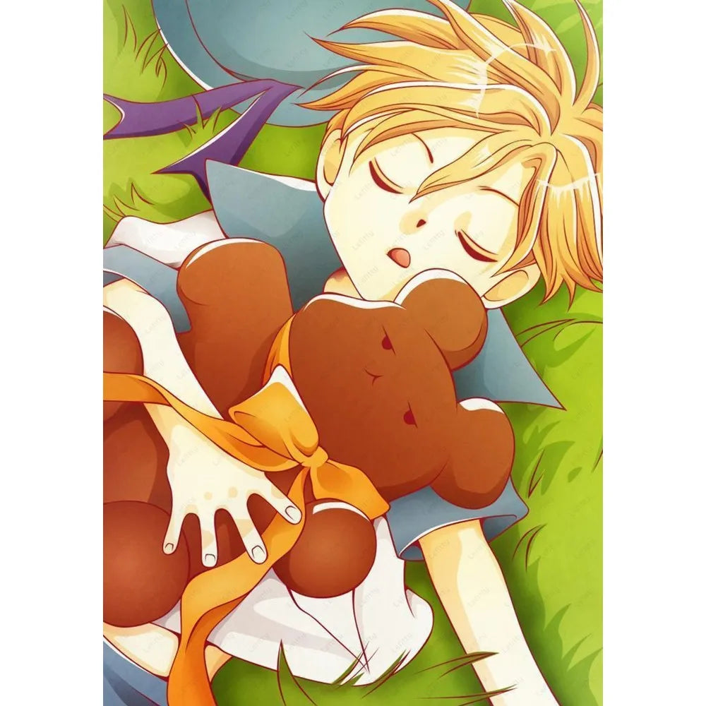 Anime Ouran High School Host Club Pink Poster Sticky Wall Art Printing Waterproof Home Living Bed Room Bar Aesthetic Decor