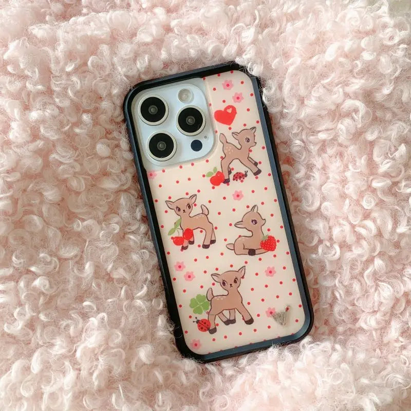 New Wildflower 3D Bikini Girl Phone Case for iPhone 16 15 14 13 12 Pro Max Plus 16pro 15pro WF Christmas Deer Swimsuit Cover