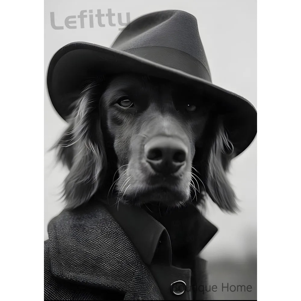 Dog friend funny spoof gift Poster 1pc Living room wall decor aesthetic Hallway Bedroom Bathroom Bar Festive Creative waterproof