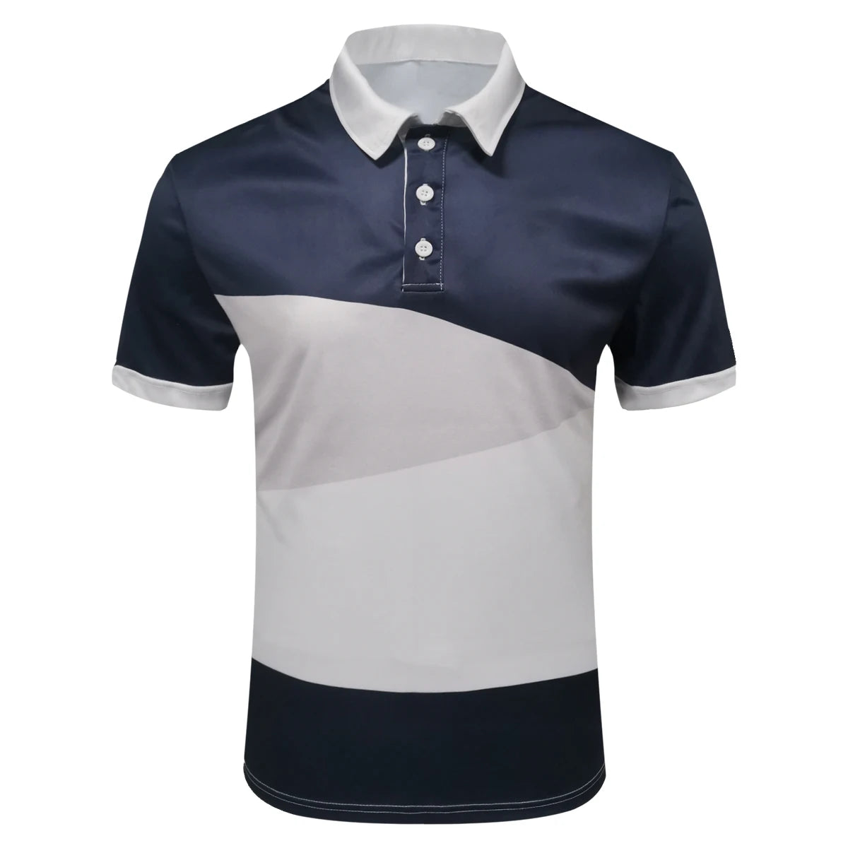 Men's personality polo fashion short sleeve digital printing poloMen's personality polo fashion short sleeve digital printing po