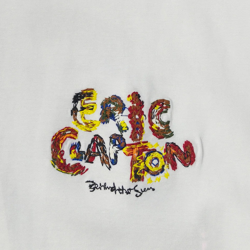 Men's Letter Embroidery Oversized T-Shirt Summer 2025 New Trendy Print Loose Short Sleeved Tee Casual Versatile Tops Clothing