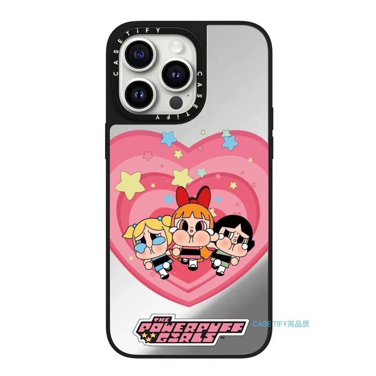 for Casetifi collaboration Bubble Mart Flying Apsara Little Police Officer Apple 15 Promax phone case 141312 mirror