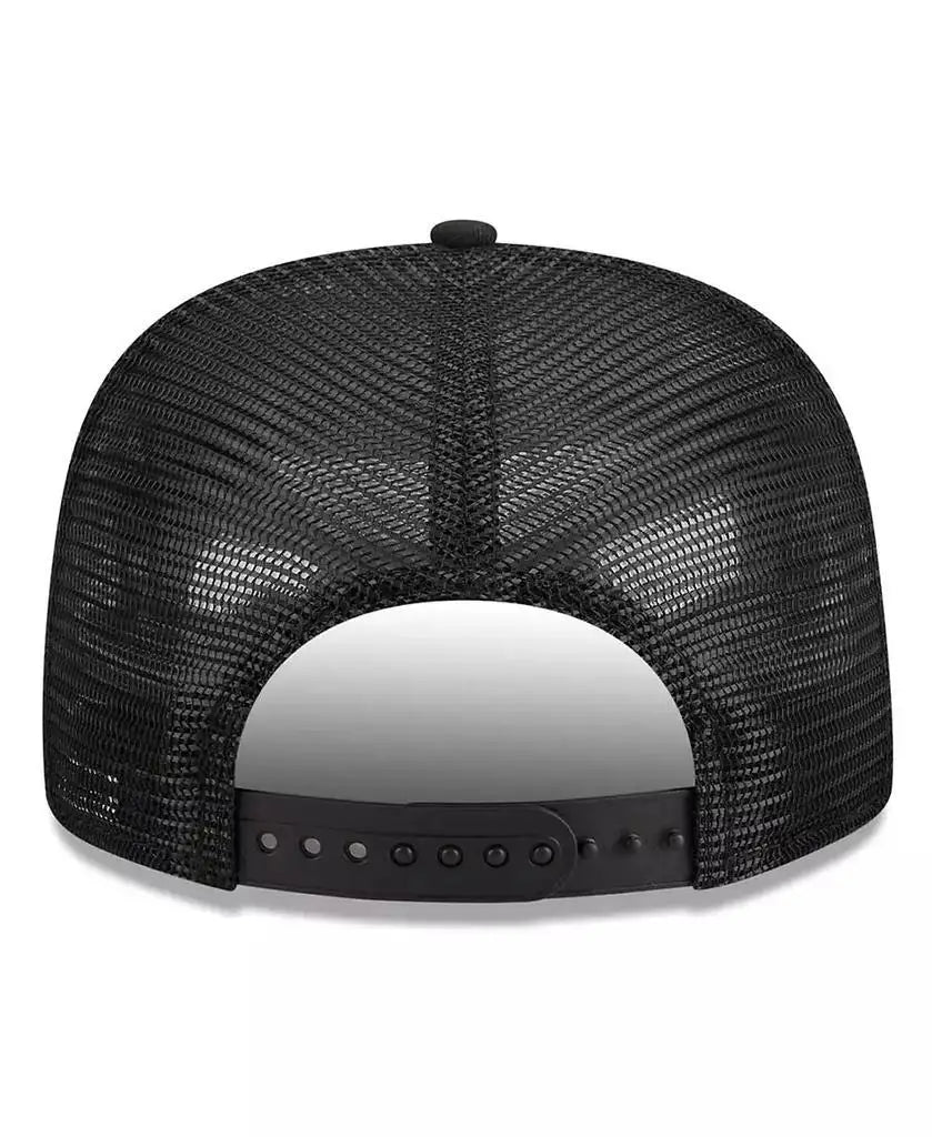 New Era | Men's Black Los Angeles Dodgers Street Team A-Frame Trucker 9FIFTY Snapback Hat