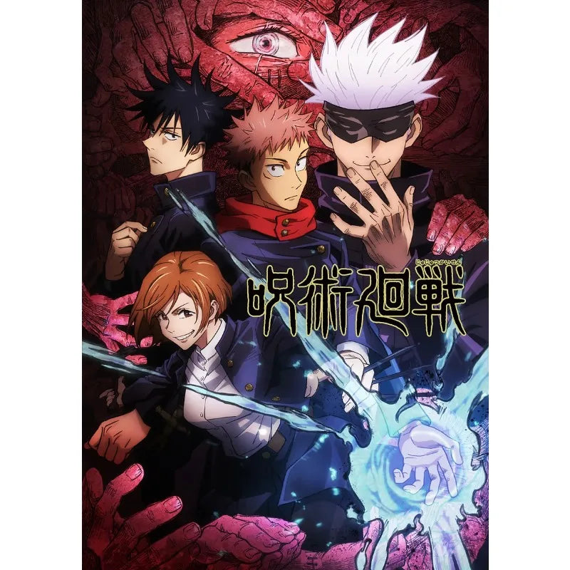 Modern Japan Anime Jujutsu Kaisen Poster and Print Comic Character Canvas Painting Wall Art Pcirtue for Living Room Home Decor