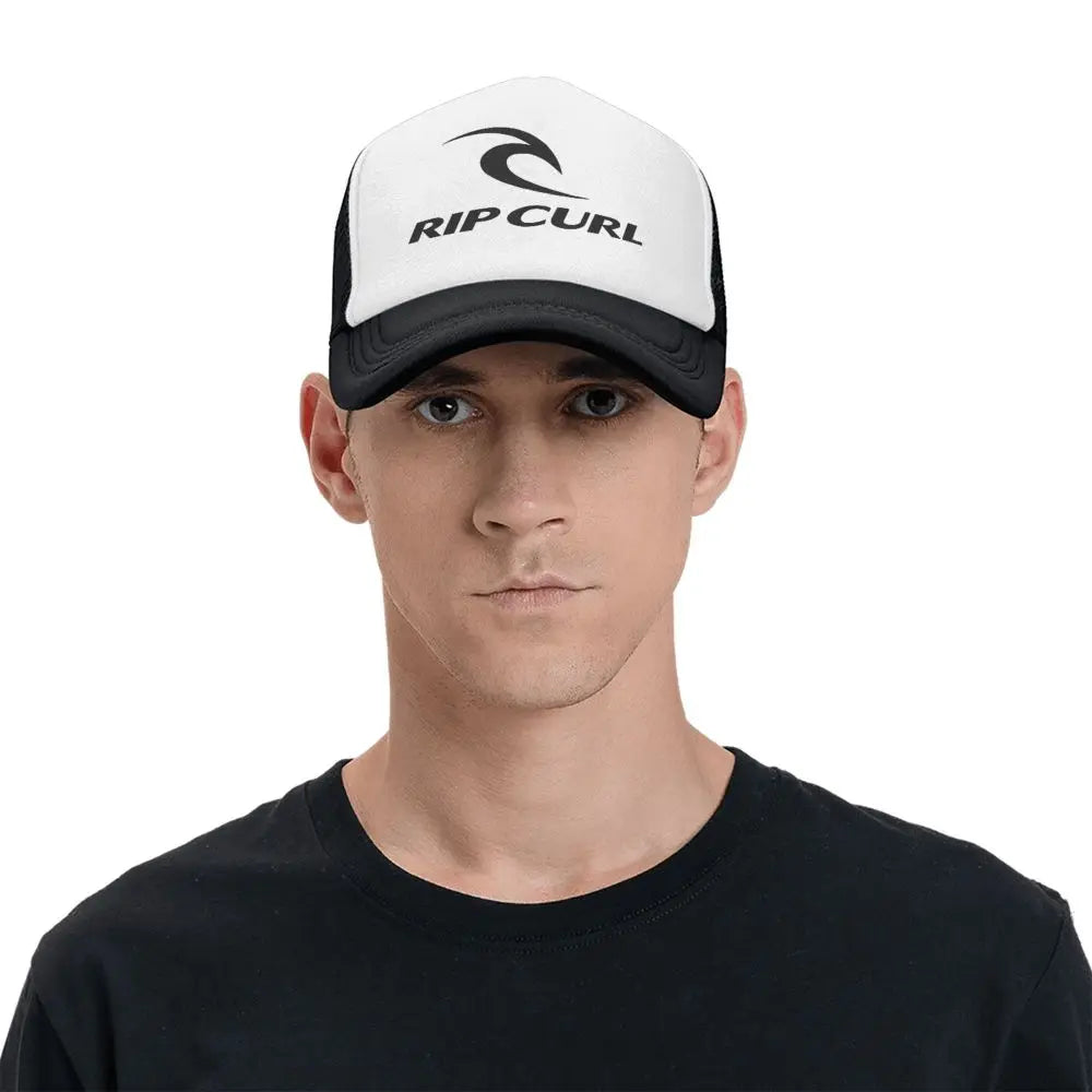 Rip Curl Trucker Cap Unisex Sport Mesh Baseball Caps Adjustable Sun Hats