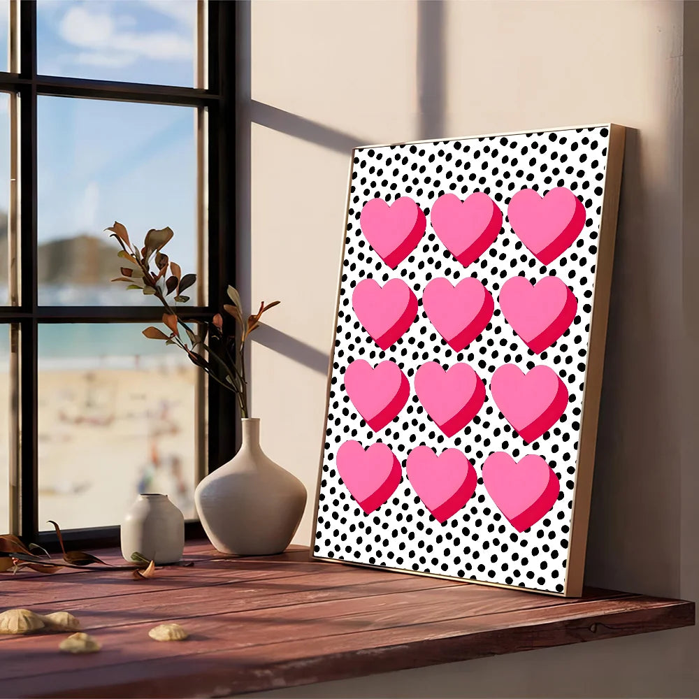 Wild Leopard Tiger Vase Flower Rainbow Girl Power Poster Kraft Paper Prints Home Room Cafe Bar Art Wall Decor Aesthetic Painting