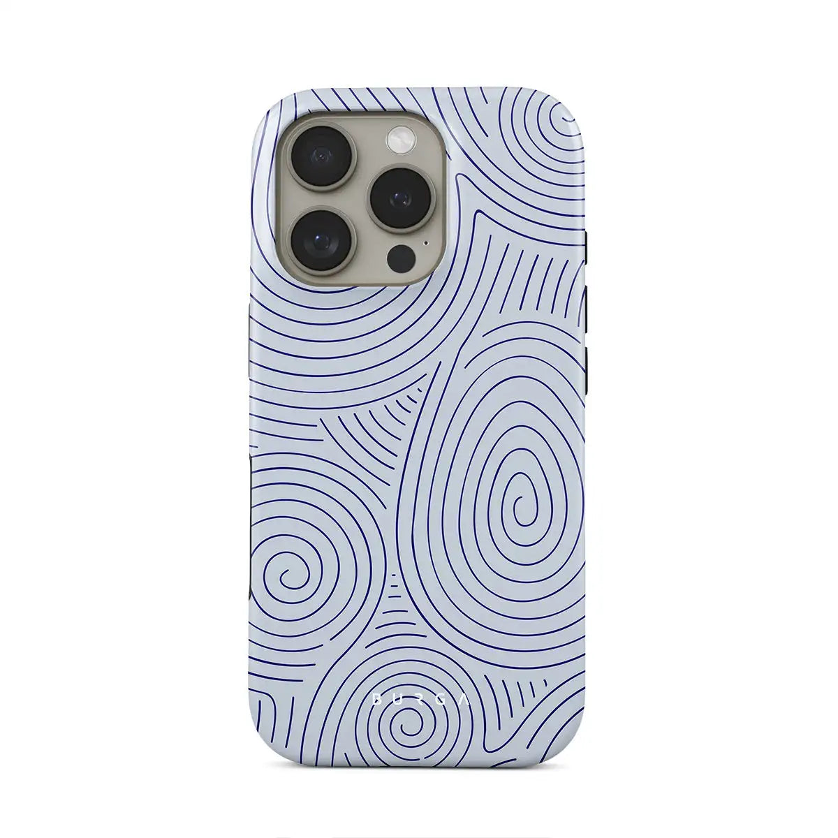 Calm Sailing BURGA Phone Case for iPhone 16 15 14 13 12 11 X XS XR XSMAX 7 8 Pro Max Plus Luxury Double-layer Back Cover