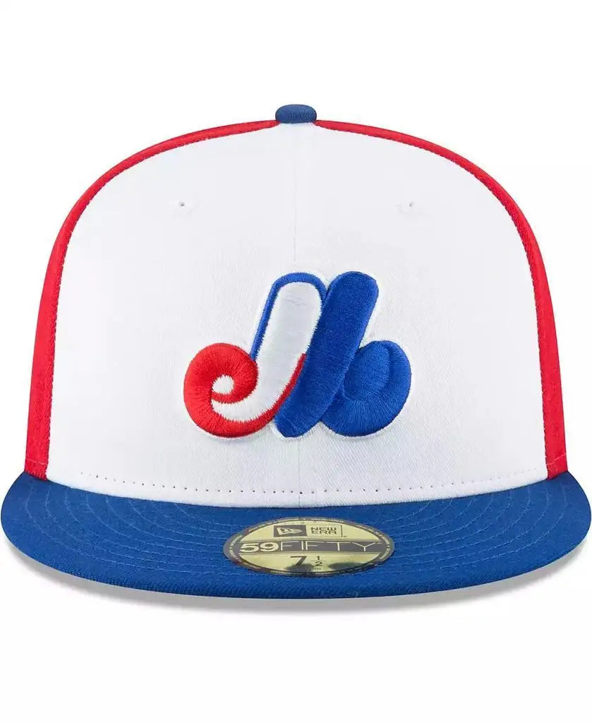 New Era | Men's White Montreal Expos Cooperstown Collection Wool 59FIFTY Fitted Hat