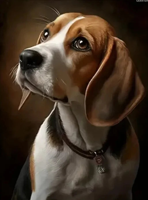 Diamond Art Painting Dog Animal 30X40cm Full Round Drill Picture Of Rhinestones Embroidery Wall Decor Cross Stitch