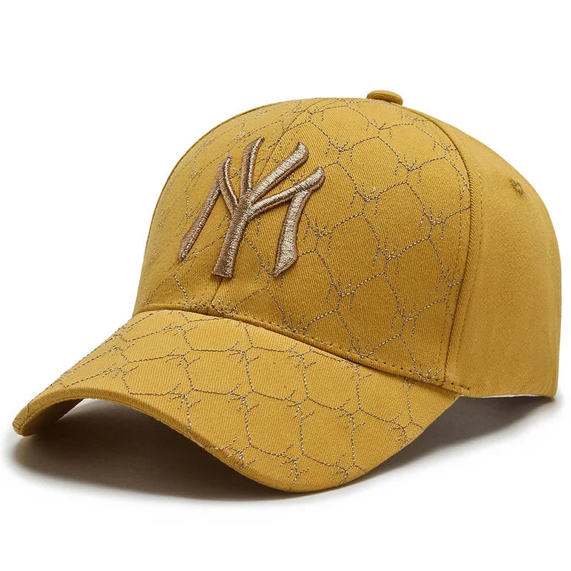 Fashion New MY Embroidered Baseball Cap Men Women Outdoor Sport Visor Sun Hat Adjustable Breathable Snapback Hip Hop Hats Gorras